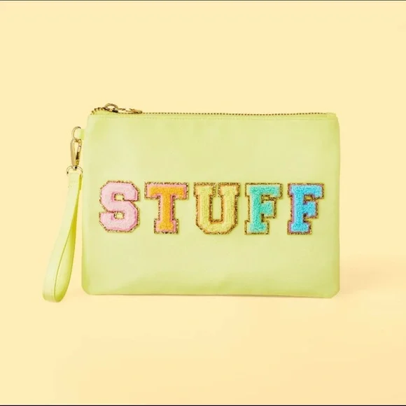 NWT Stoney Clover Lane x Target STUFF Patch Flat Pouch- Preppy - Picture 14 of 14